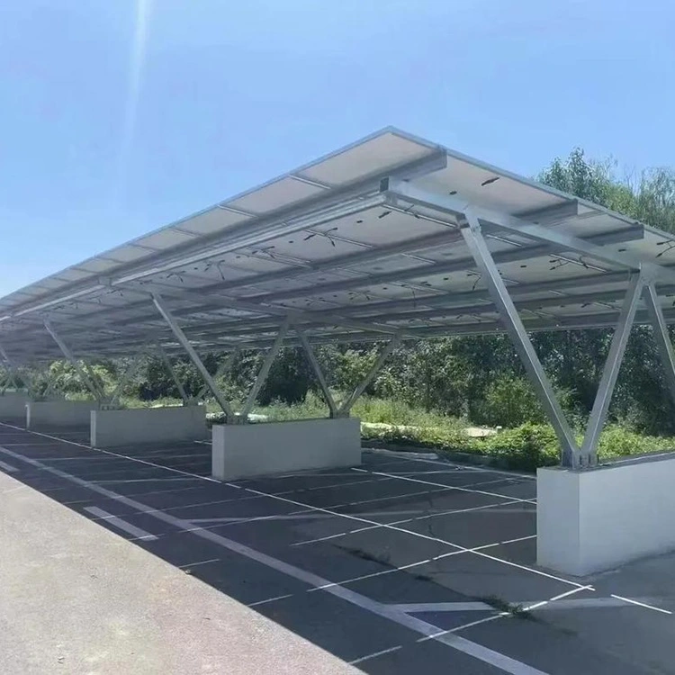 Cochera fotovoltaica impermeable BIPV
