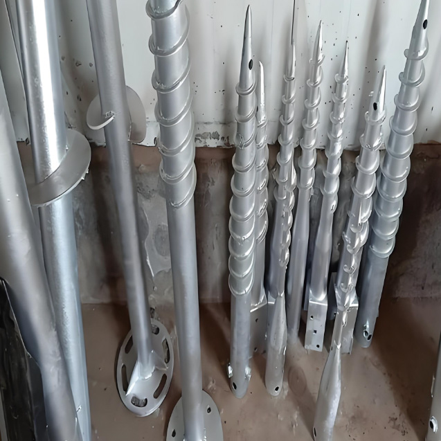 Pilotes de tubos en espiral resistentes a la corrosión