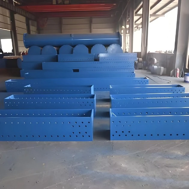 Soporte de acero para galería de tuberías
